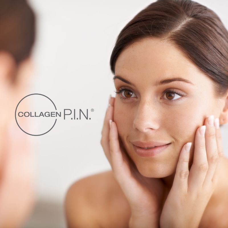 microneedling with collagen pin